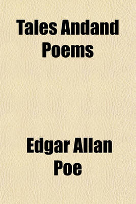 Book cover for Tales Andand Poems