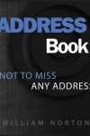 Book cover for Address Book "not to miss any address"