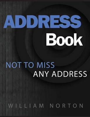 Book cover for Address Book "not to miss any address"