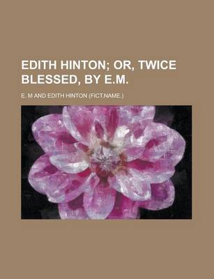 Book cover for Edith Hinton