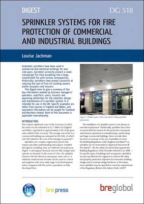 Book cover for Sprinkler Systems for Fire Protection of Commerical and Industrial Buildings