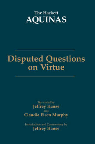Cover of Disputed Questions on Virtue