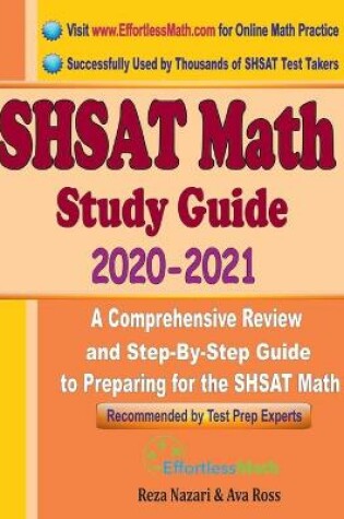Cover of SHSAT Math Study Guide 2020 - 2021