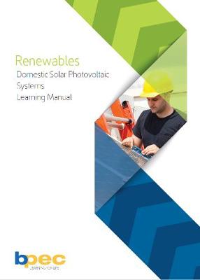 Book cover for BPEC Domestic Solar Photovoltaic Systems Learning Manual