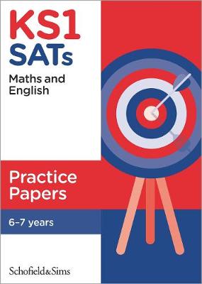 Book cover for KS1 SATs Maths and English Practice Papers