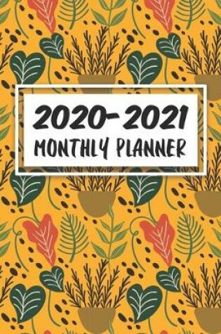 Cover of 2020-2021 Monthly Planner