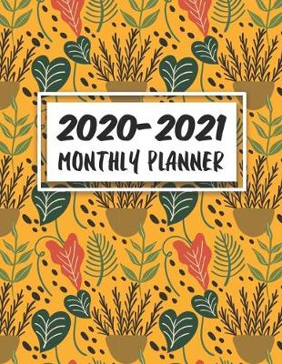 Book cover for 2020-2021 Monthly Planner