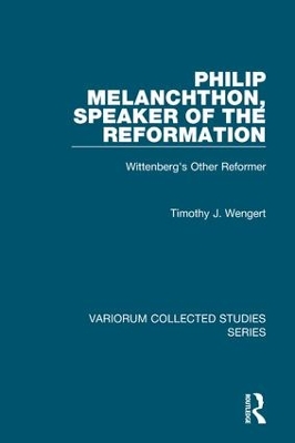 Cover of Philip Melanchthon, Speaker of the Reformation