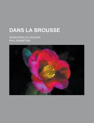 Book cover for Dans La Brousse; Sensations Du Soudan