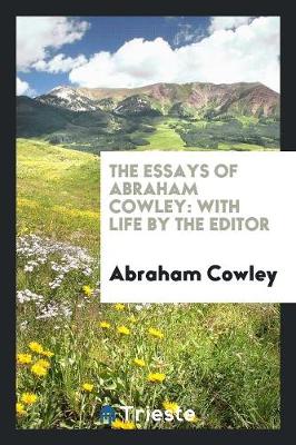 Book cover for The Essays of Abraham Cowley