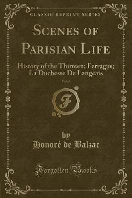 Book cover for Scenes of Parisian Life, Vol. 6