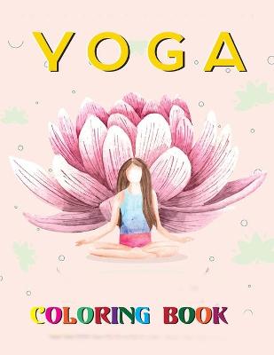 Book cover for Yoga Coloring Book