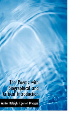 Book cover for The Poems with Biographical and Critical Introduction