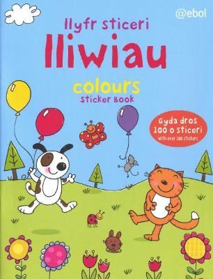 Book cover for Llyfr Sticeri Lliwiau/Colours Sticker Book