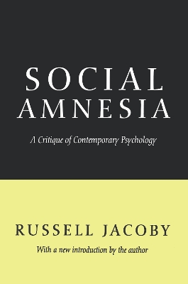 Book cover for Social Amnesia