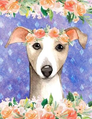 Cover of My Big Fat Journal Notebook For Dog Lovers Italian Greyhound In Flowers 1