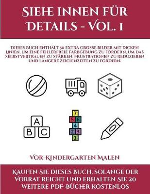 Book cover for Vor-Kindergarten Malen (Siehe innen fur Details - Vol. 1)