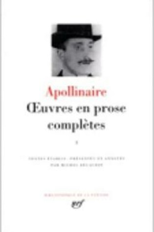 Cover of Oeuvres en prose 1