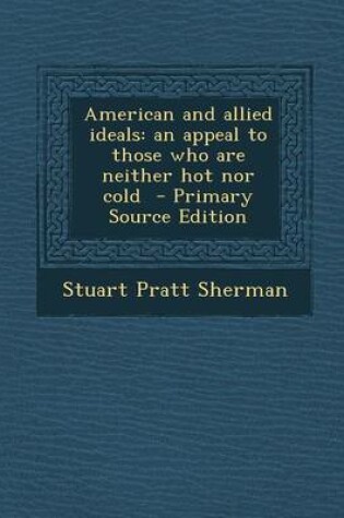 Cover of American and Allied Ideals