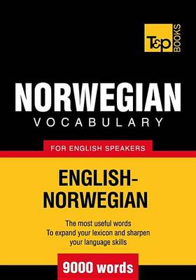 Book cover for Norwegian Vocabulary for English Speakers - English-Norwegian - 9000 Words