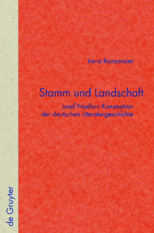 Cover of Stamm und Landschaft