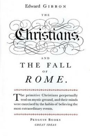 Cover of The Christians and the Fall of Rome