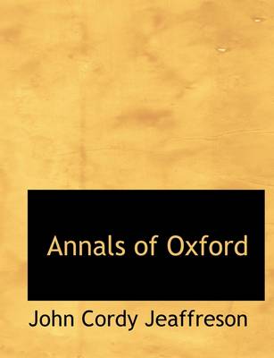 Book cover for Annals of Oxford