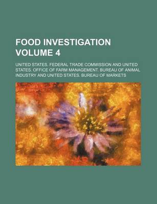 Book cover for Food Investigation Volume 4