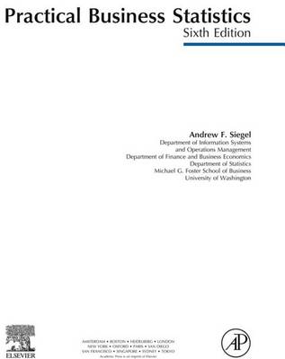 Cover of Practical Business Statistics, Student Solutions Manual (E-Only)