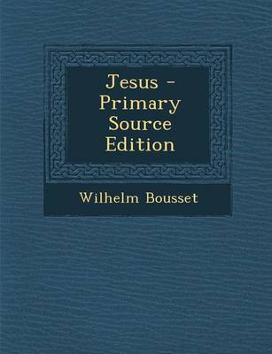 Book cover for Jesus - Primary Source Edition