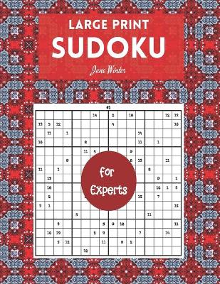 Book cover for Large print Sudoku for Experts