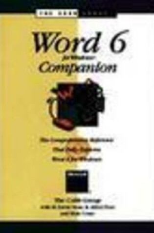 Cover of WORD for Windows Companion