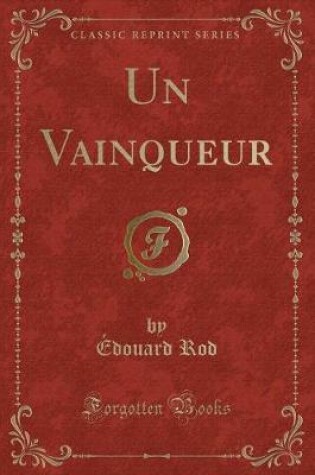 Cover of Un Vainqueur (Classic Reprint)