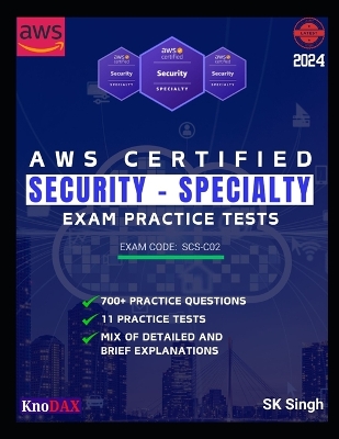 Book cover for AWS Certified Security - Specialty Exam Practice Tests