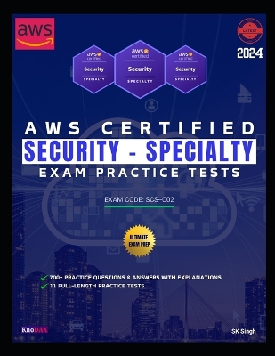 Book cover for AWS Certified Security - Specialty Exam Practice Tests