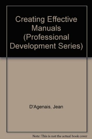 Cover of Creating Effective Manuals