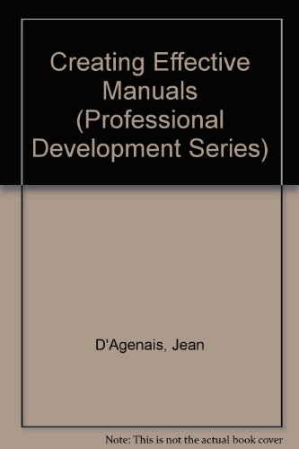 Book cover for Creating Effective Manuals