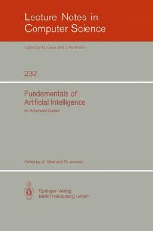 Cover of Fundamentals of Artificial Intelligence