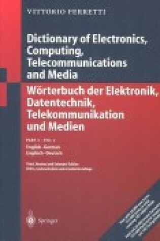 Cover of Worterbuch Der Elektronik, Datentechnik, Telekommunikation Und Medien