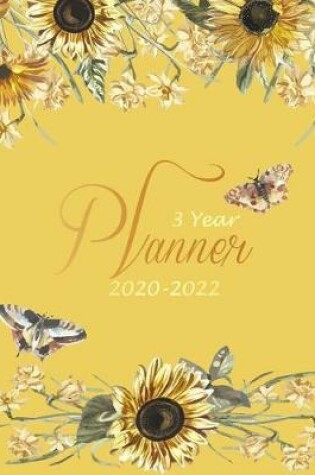 Cover of 3 year planner 2020-2022