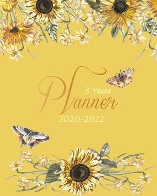 Book cover for 3 year planner 2020-2022