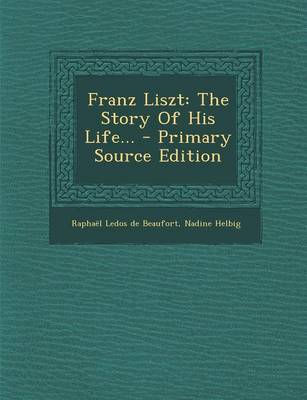 Book cover for Franz Liszt