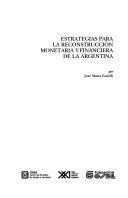 Book cover for Estrategias Para La Reconstruccion Monetaria y Financiera de La Argentina