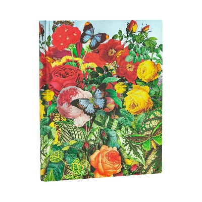 Book cover for Butterfly Garden Unlined Softcover Flexi Journal