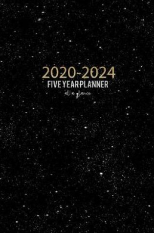 Cover of Five year planner 2020-2024 at a glance