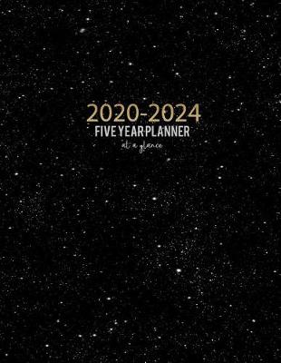 Book cover for Five year planner 2020-2024 at a glance