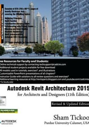 Cover of Autodesk Revit Architecture 2015 for Architects and Designers