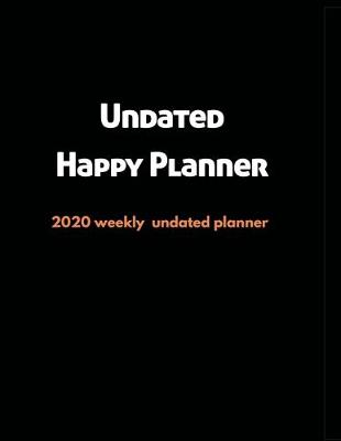 Book cover for Undated Happy Planner