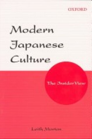 Cover of Modern Japanese Culture