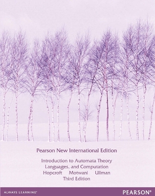 Book cover for Introduction to Automata Theory, Languages, and Computation